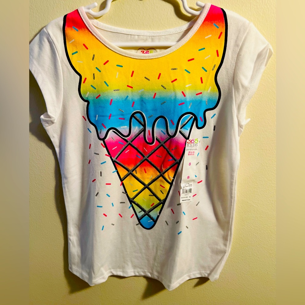 Girls ice cream cone shirt